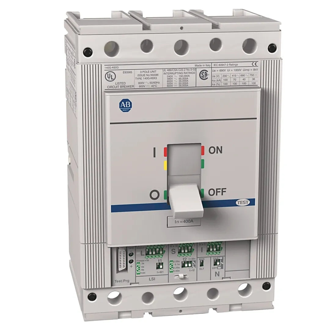 140G-K6H3-D30 | ALLEN BRADLEY | 140G 400A K Frame Molded Case Circuit-Breaker